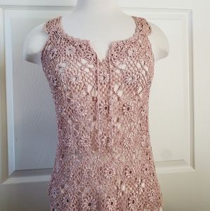 Pink Crochet Top